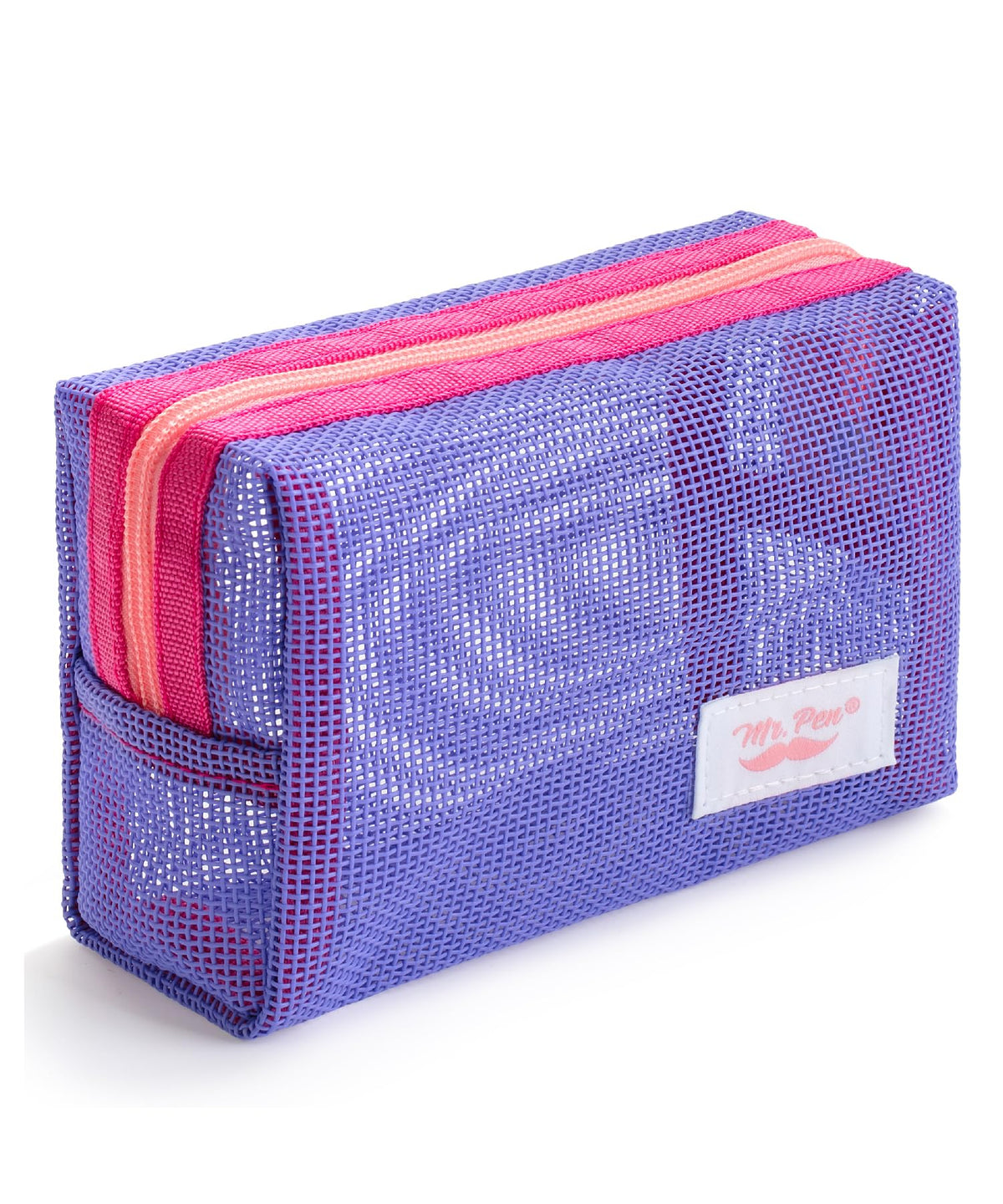 Mesh Pencil Case, Purple